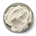 Cream cheese in bowl