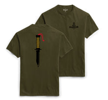 Load image into Gallery viewer, Mens Green Tactical Knife T-Shirt
